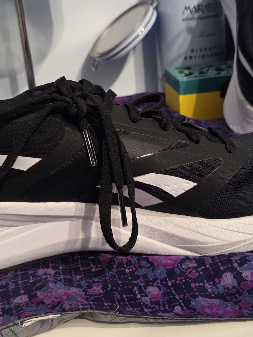 Reebok Black and White Athletic Sneaker
